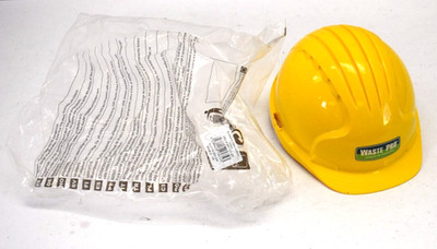 JSP Evolution Deluxe Hard Hat Yellow Construction Helmet 6 Point Branded