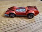Vintage 1970 Hot Wheels Redline Red Bugeye White Interior Toy Car