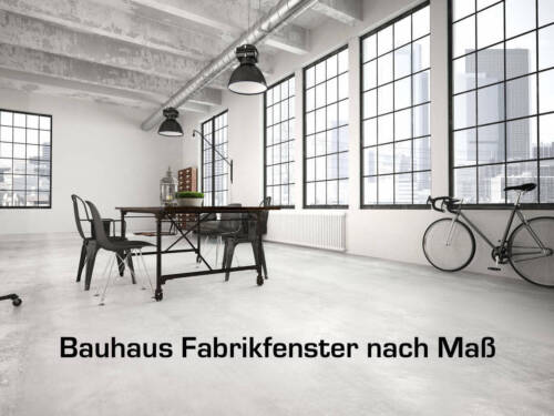Bauhaus Stahl-Loft Fenster Fabrikfenster Sprossenfenster Trennwände - nach Maß. - Bild 1 von 12