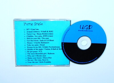 URBAN GORILLA PARTY TIME MIX CD--8BALL & MJG, TWISTA, PSYCHODRAM, FIEND, DMX