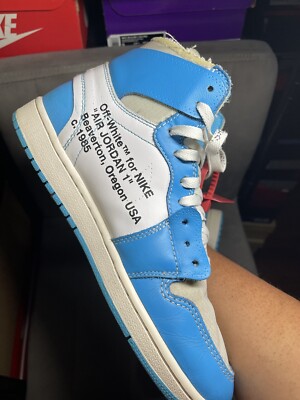 Size 10.5 - Jordan 1 Retro OG x Off-White High UNC 884499157717| eBay
