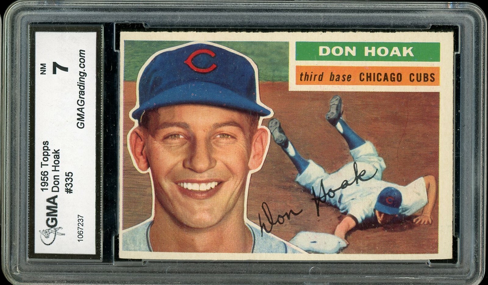 1956 Topps Baseball #335 Don Hoak GMA 7