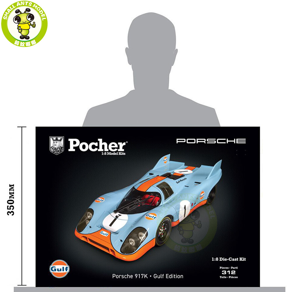 1/8 Pocher HK118 Porsche 917K Gulf Edition Diecast Scale Kit Gifts
