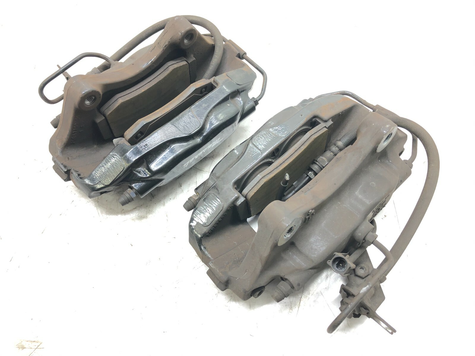 2014-2017 MASERATI GHIBLI S REAR BRAKE CALIPERS X2 BREMBO OEM 43K.