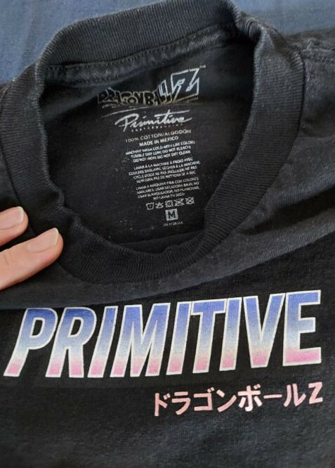 M - Primitive Skateboards X Dragon Ball Z Frieza Long sleeve Shirt