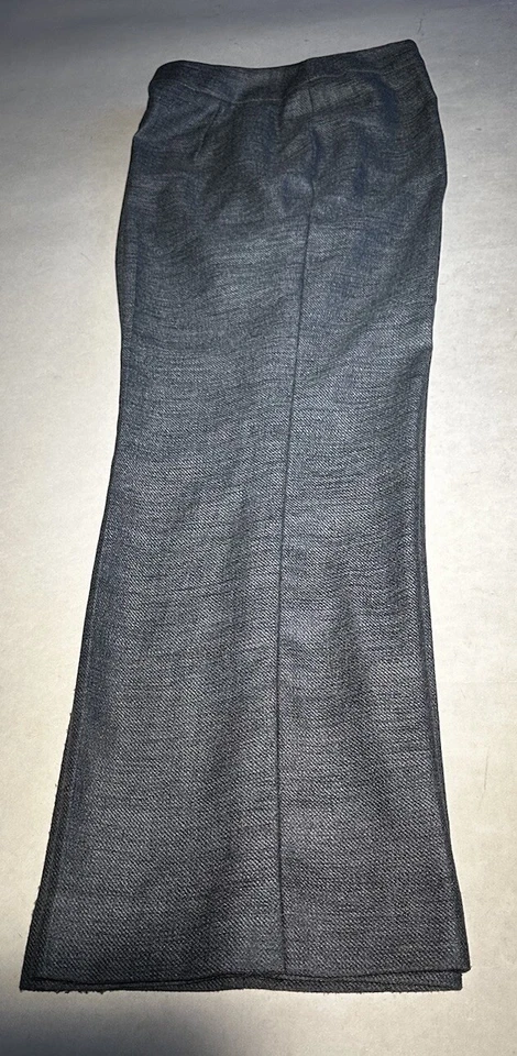 Pantalones NIPON Boutique Mujer Gris Verde A Medida Cintura Alta Talla 12P Usados Foto 3 de 4