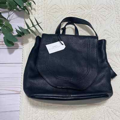 Sanctuary Day-2-Day Black Leather Backpack | eBay display picture 1