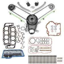 For 2004-2007 Dodge Ram 1500 4.7L Timing Chain Kit w/ Head Gasket Bolts Set