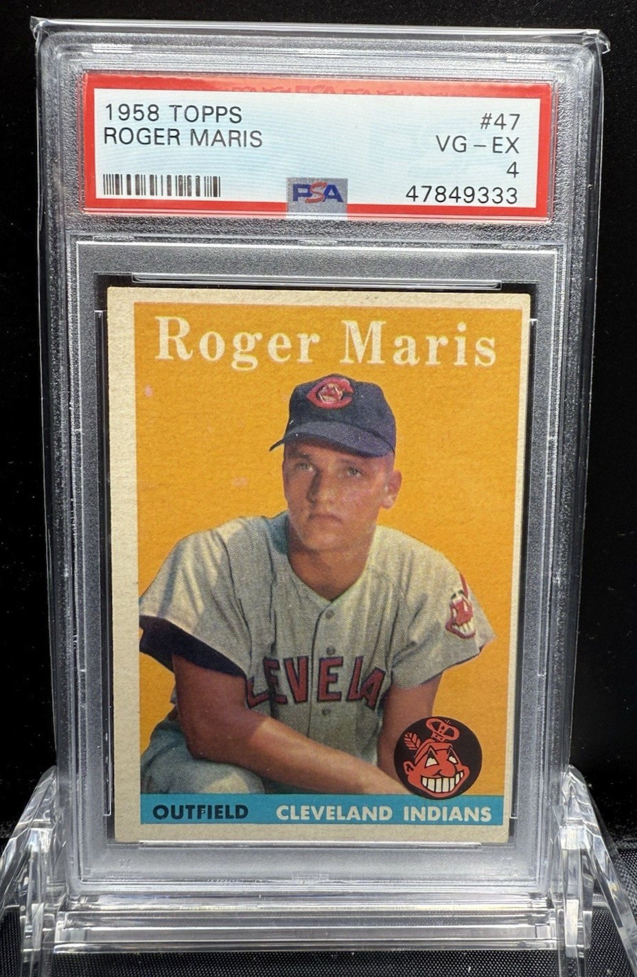 1958 TOPPS ROGER MARIS #47 PSA 4