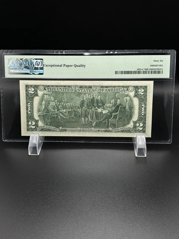 1976- 2 Dollars bills Star Note Very Nice Piece For Your Collection - Image 2 of 2