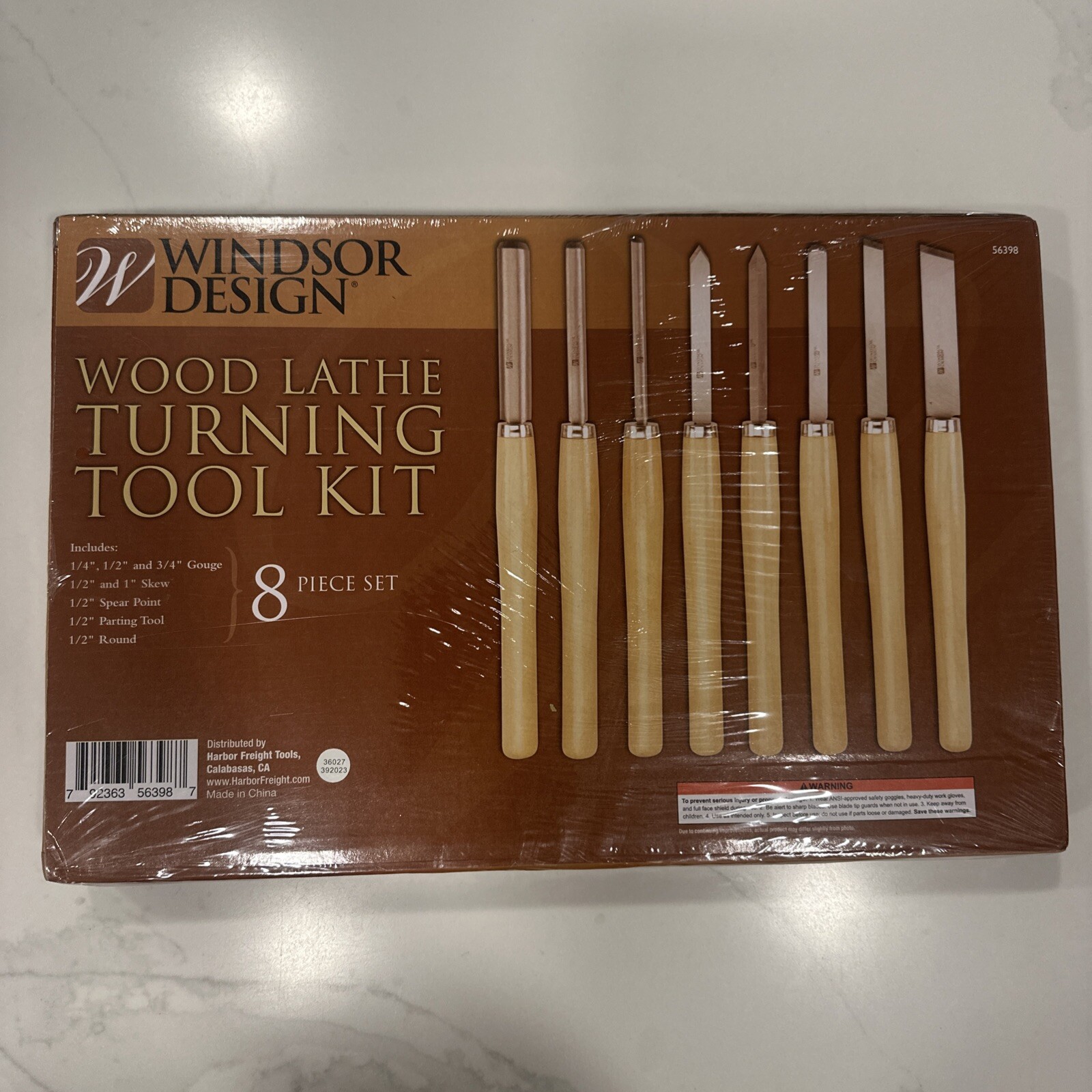 Wood Lathe Turning Tool Kit By Windsor Design 8 Piece Set Chisels New