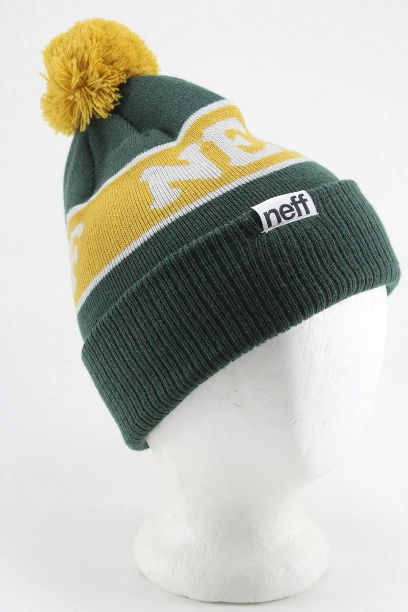 neff green beanie
