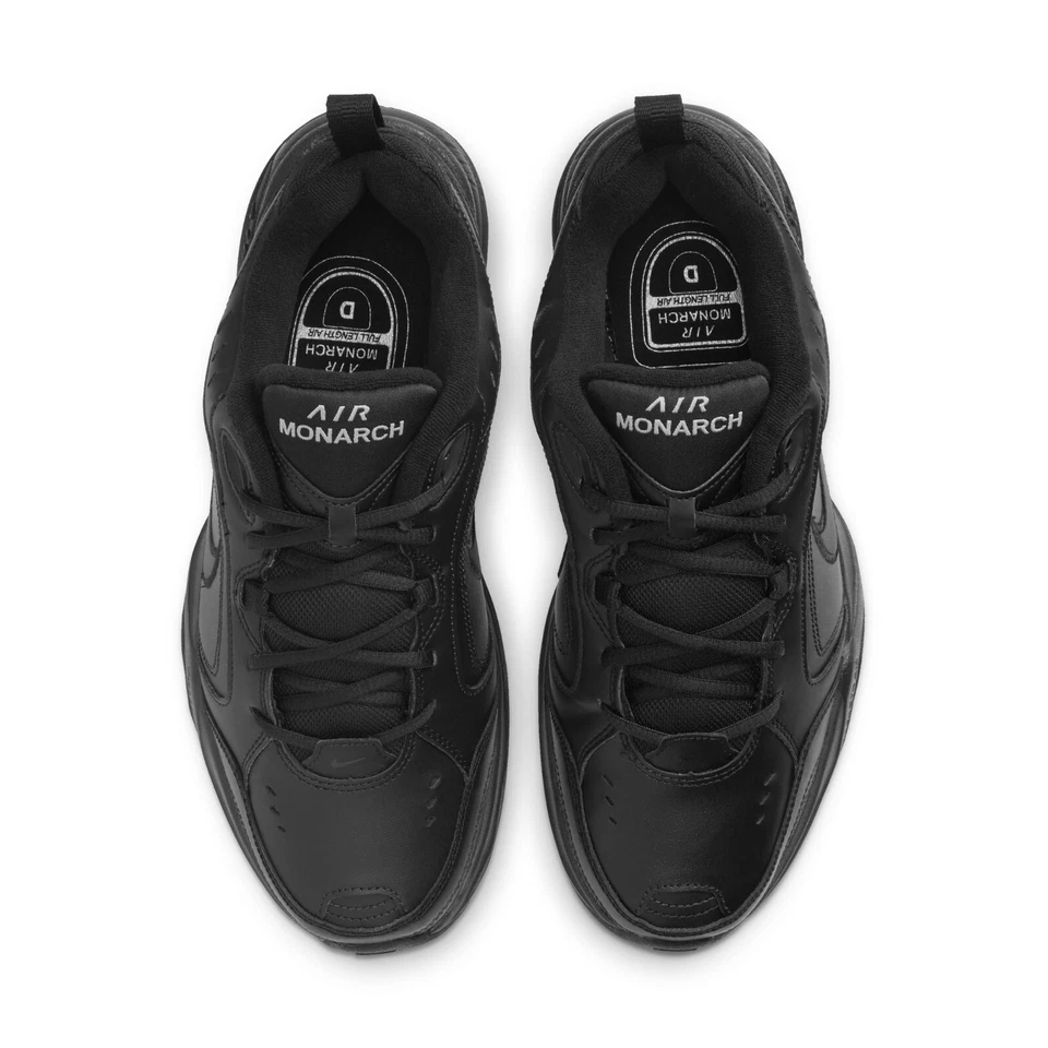 Nike AIR MONARCH IV Men's Black 001 Walking Shoes Medium & WIDE (4E) WIDTH - Image 3 of 4