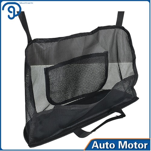 For Universal Car Seat Back Holder Elastic Black Net Pocket Storage Organizer - Picture 8 of 15