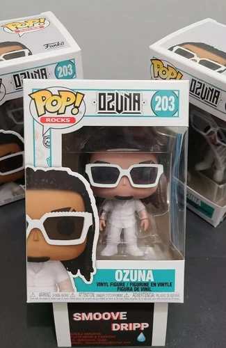 Funko Pop! Rocks: ( Ozuna ) #203 Vinyl Figure W/ Pop Protector 