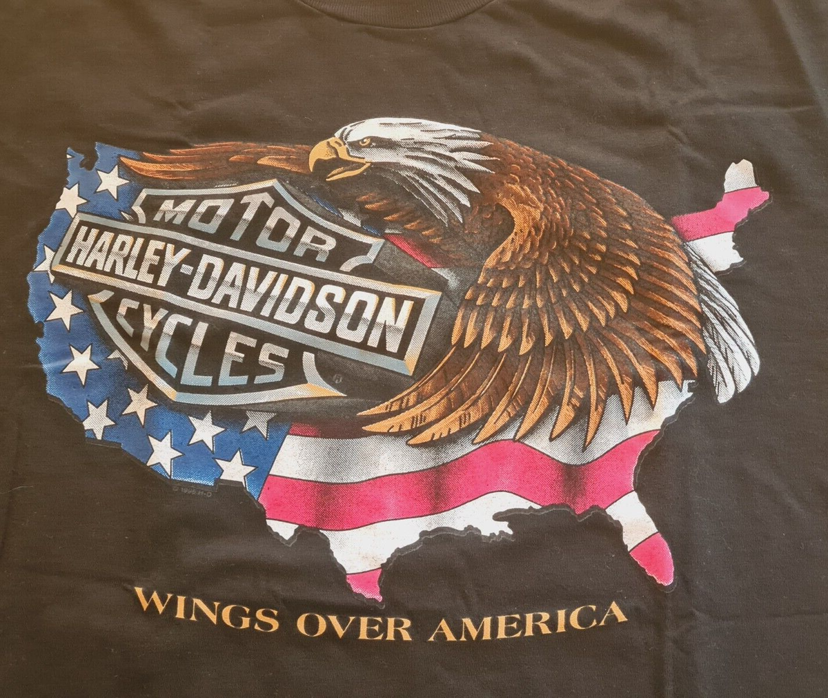 HARLEY-DAVIDSON Tシャツ 1995 L made in USA ▷ Vintage Harley Davidson T-Shirt 1995 | Made in USA | Two