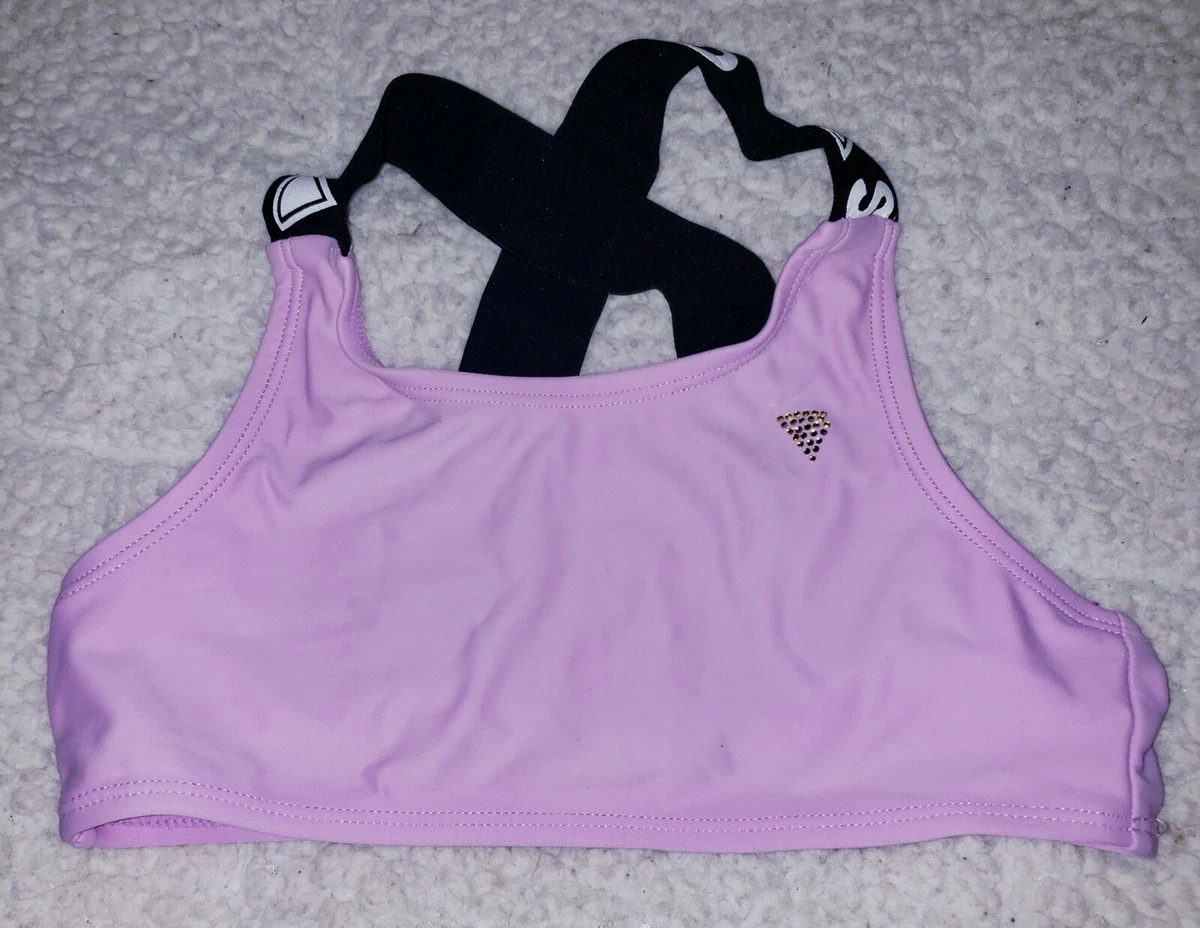 Guess Girls Sports Bra Small Pink 7/8