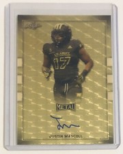 Marketplace image: Justin Mascoll 2018 Leaf Army All American Flag Superfractor 1/1 Clemson Tigers