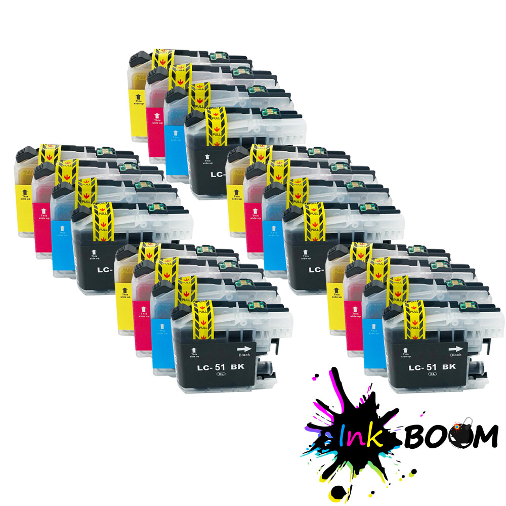 20 Ink Cartridges fits Brother LC51 FAX-1460 MFC-3360C DCP-153C DCP-770CN-image
