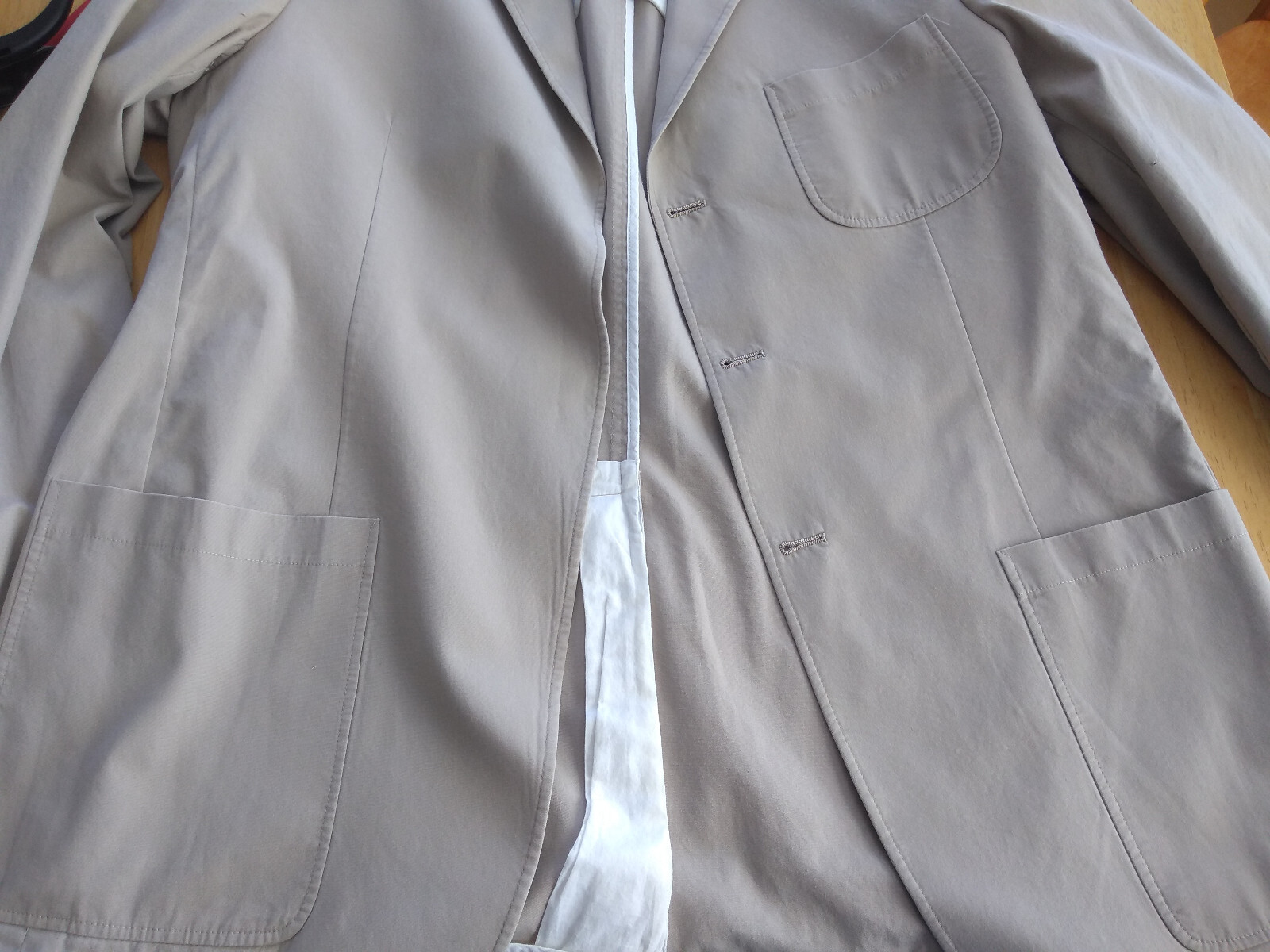 NWOT Hart Schaffner & Marx Khaki Cotton Sport Coat 42L