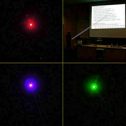 500 METR Laserpointer Grün Rot Reichweite EXTREM STARK / SEHR HELL 1mW Akku DE - Bild 6 von 22