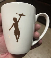 Nice Boy With Airplane Storyville Coffee Co Sleek Coffee Mug MINTY