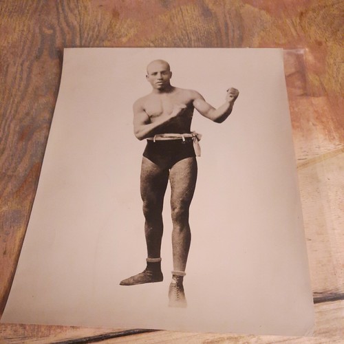 ORIGINAL CIRCA 1905 JOE GANS EARLY BOXING 8" X 10" PHOTO - Picture 3 of 3