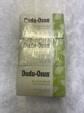Lot 6 Dudu Osun African Black Soap Fresh Clean Fragrance Pure Natural Sealed