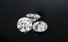 Moissanite Real Gem Stone W. GRA Certificate 3-10mm 0.1-6ct VVS1 D Round Loose