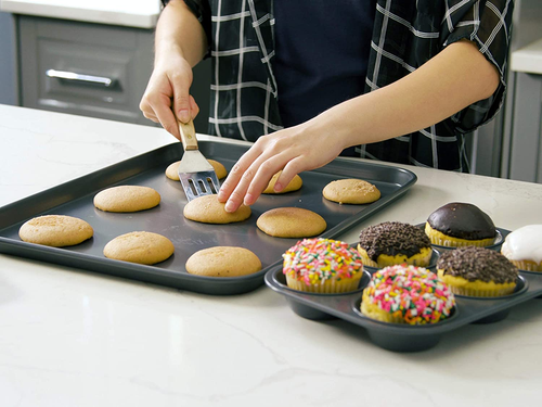 Home 8-Piece Nonstick Aluminized Steel, Space Saving Baking Set , with Deep Roas - Picture 8 of 9
