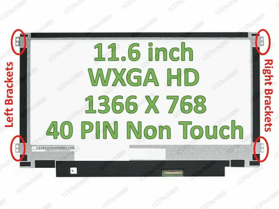New Samsung Chromebook 303C 11.6" LED LCD Screen B116XW03 V.1 / XE303C12-A01 - Image 4 of 4