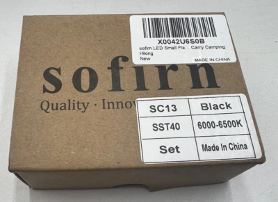 SOFIRN SC13 SST40 LED Pocket Flashlight Bright 6000/6500K NEW SET