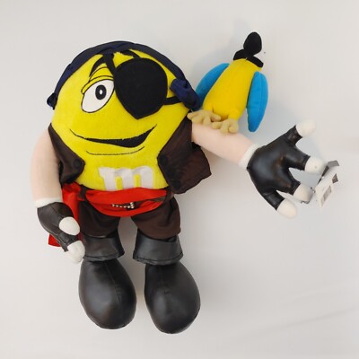 Lot of 2 M&M's World Pirates of Caribbean Plush 12