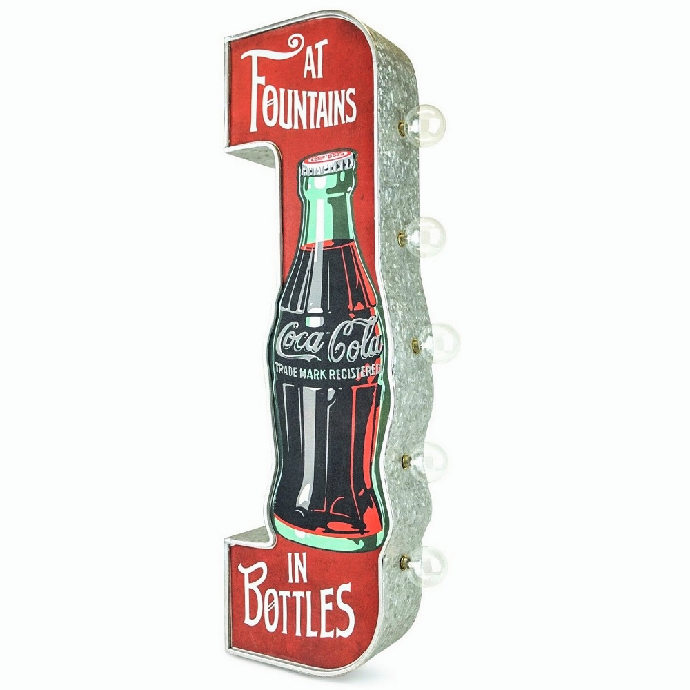 Coca-Cola LED Marquee Sign - Double Sided Light - Coke at