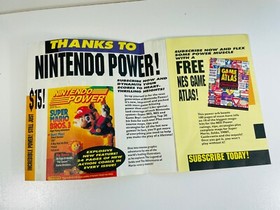 Super Tecmo Bowl Nintendo NES Instructions Manual Booklet Tecmo All Inserts