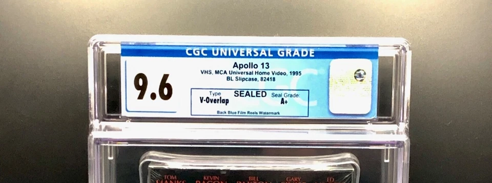 Apollo 13 (1995) - 1995 VHS - CGC 9.6 - SEALED Grade A+ Watermarked - Image 3 of 4