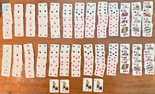 Patience - Kartenspiel - Antik - kleine Karten - 104 Karten & 4 Joker