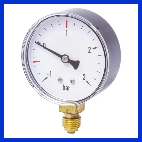 "Vakuum Manometer GüLlefass 1/4\" Unten Trocken 63 Mm -1 Bis 3 Bar GüLletechnik"-image