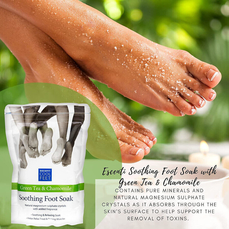 ESCENTI SOOTHING FOAT SOAK SOFTENING FOOT LOTION FOOT CARE SET
