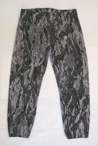 Calvin Klein Performance Womens Capri Leggings Yoga Pants Sz S Black + Gray