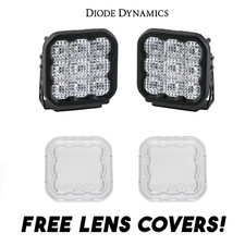 Diode Dynamics SS5 Sport LED Flood Light Kit w/ Multi Backlight Colors & Covers
