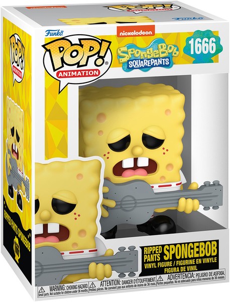 Spongebob Squarepants - Ripped Pants Spongebob 1666 - Funko Pop! Vinyl Figur-image