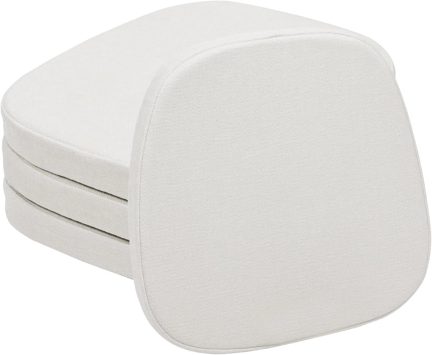 Patio muebles blancos cojines y almohadillas