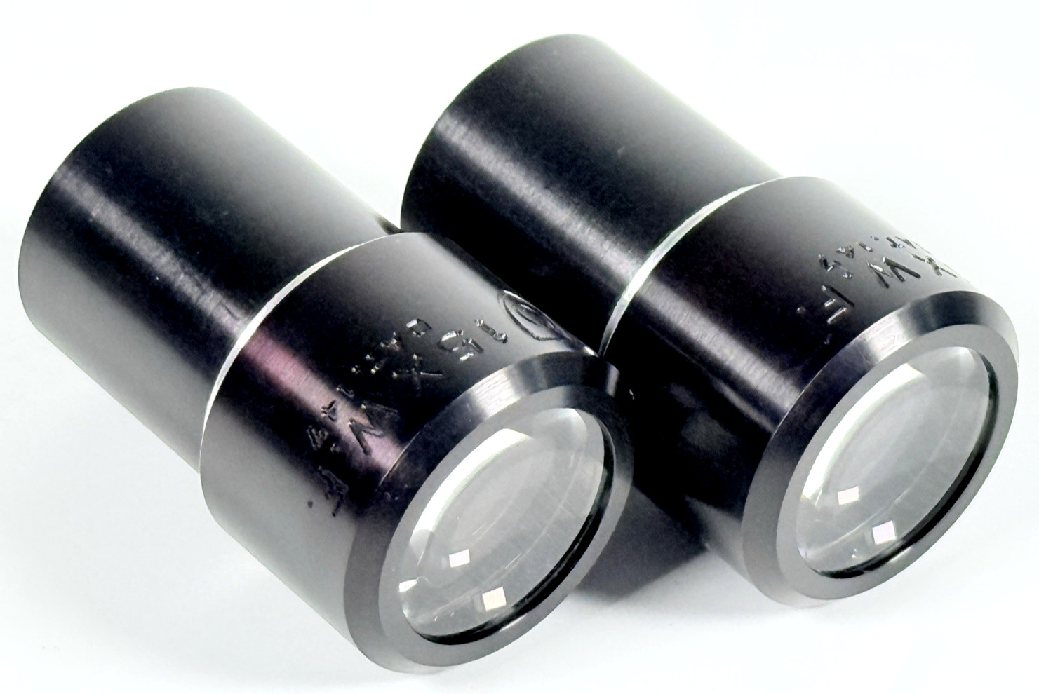 Pair Vintage AO American Optical Spencer 15x WF Microscope Eyepieces Cat. 147