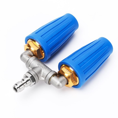 #ad #ad Blue Dual Turbo Nozzle 4000 PSI 4 6 GPM 2.5 Orifice 1 4 Quick Connect 360 $33.91