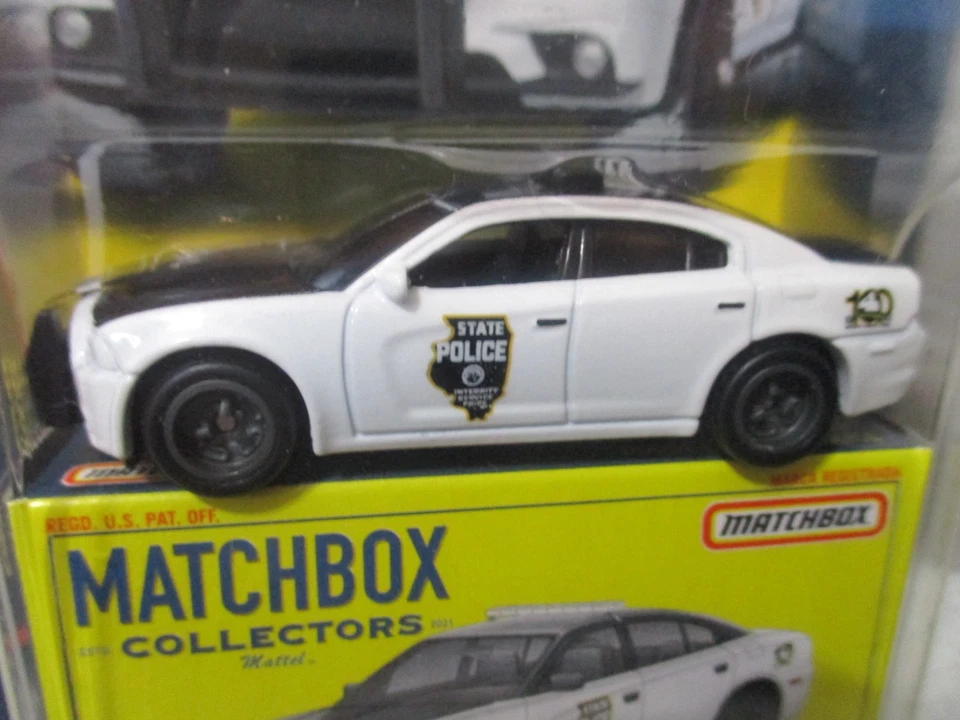 Matchbox Collectors series Illinois State Police Dodge Charger  1/6  diecast - Image 2 of 4