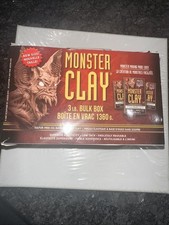 Monster Clay Sulfur-Free Oil-Based Elastic Clay 3Lb. Bulk Box FREESHIP