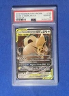 2019 POKEMON SUN & MOON TEAM UP #120 EEVEE & SNORLAX GX PSA 10