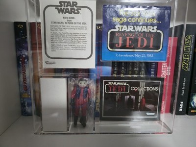Star Wars Kenner Vintage Mail-Away Nien Nunb + Case