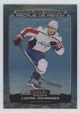 2022 O-Pee-Chee Platinum Marquee Rookies Aquamarine /149 Lucas Johansen #269 5x5